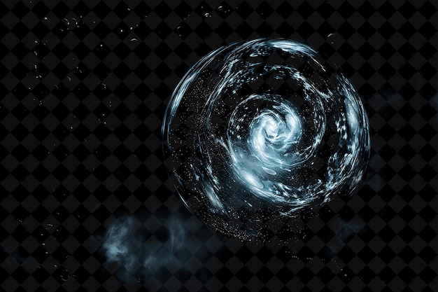 a galaxy with a spiral on it