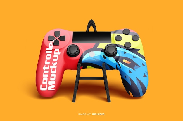 game controller mockup psd