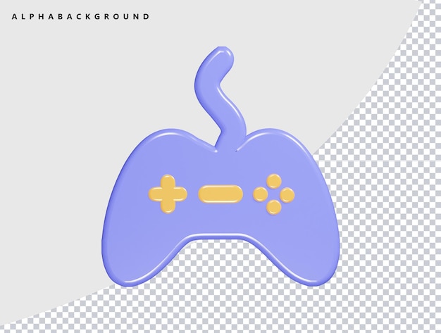 Game icon 3d render illustration