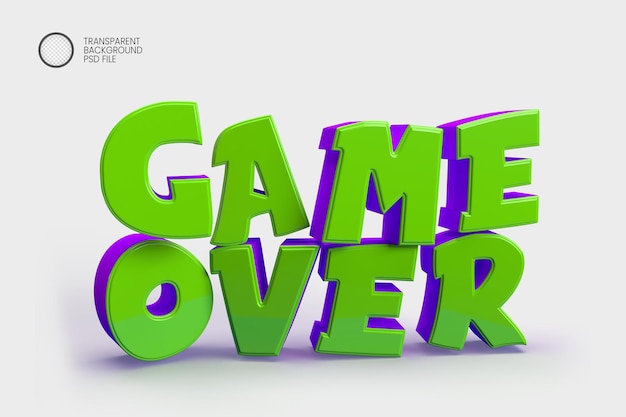 game over letter videogame design