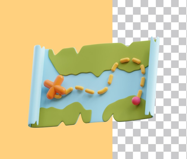 GAME MINI MAP 3D Icon