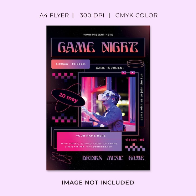 Game Night Flyer