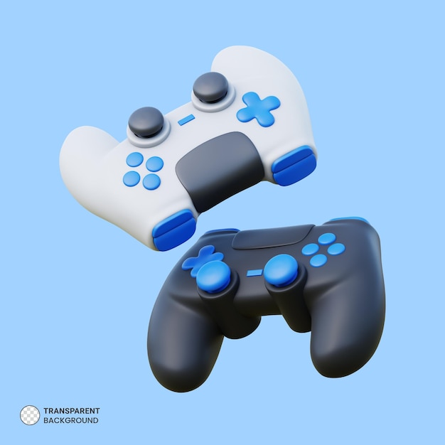 Gamepad Game controller Icon Isolated 3d render Illustration