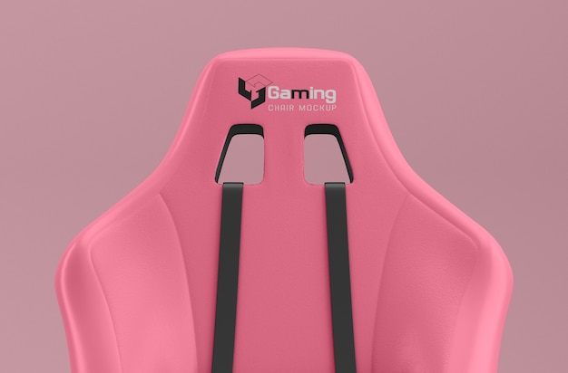 Gamer's chair mockup design