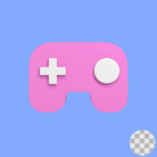 gaming console 3d icon rendered image