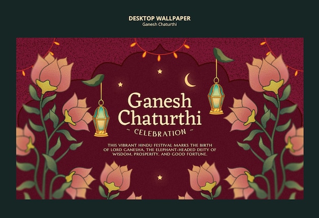 Ganesh chaturthi template design