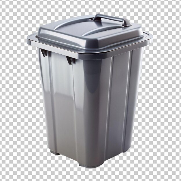 garbage bin isolated on transparent background