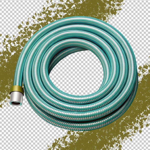 Garden hose isolated on transparent background