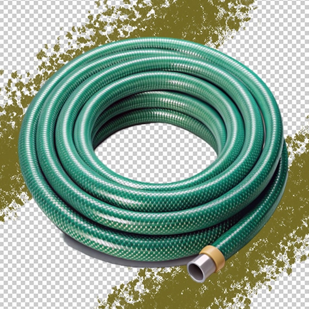 Garden hose isolated on transparent background