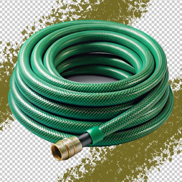 Garden hose isolated on transparent background