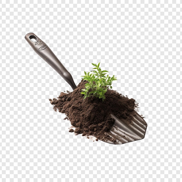 Garden trowel isolated on transparent background