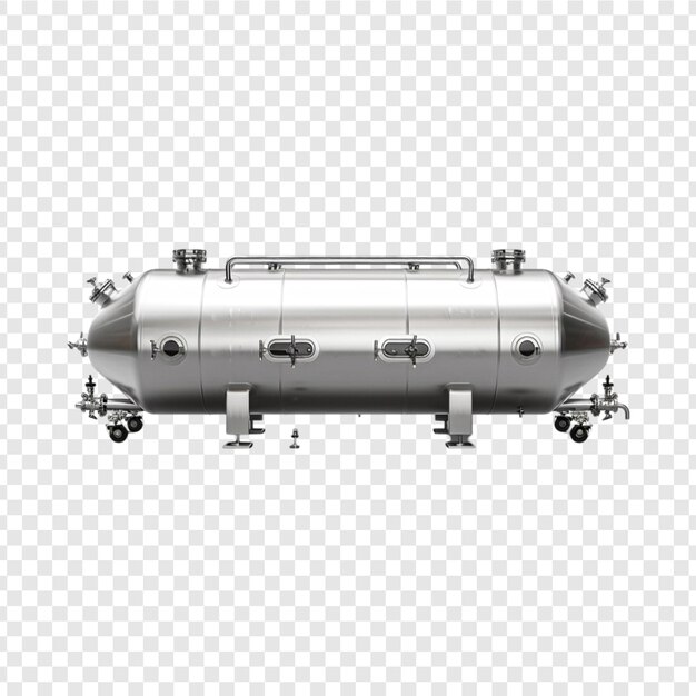 PSD gas tank isolated on transparent background