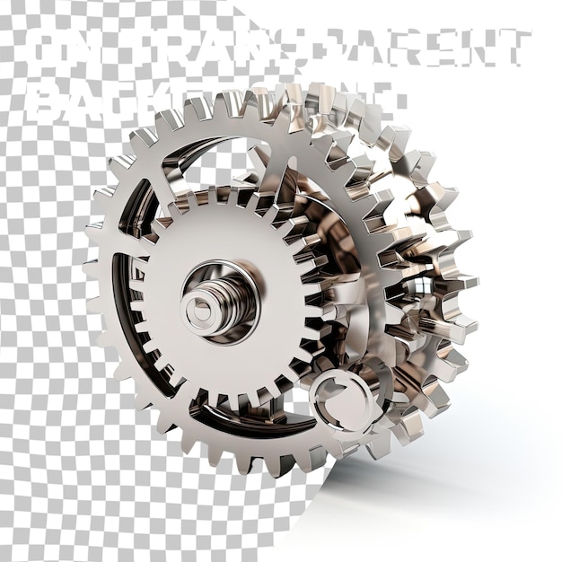 Gear find settings Isolated on transparent background