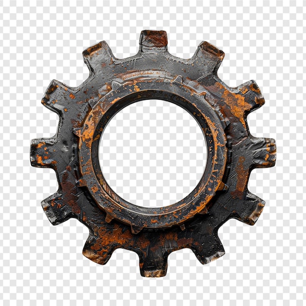 Gear wheel Isolated on transparent background