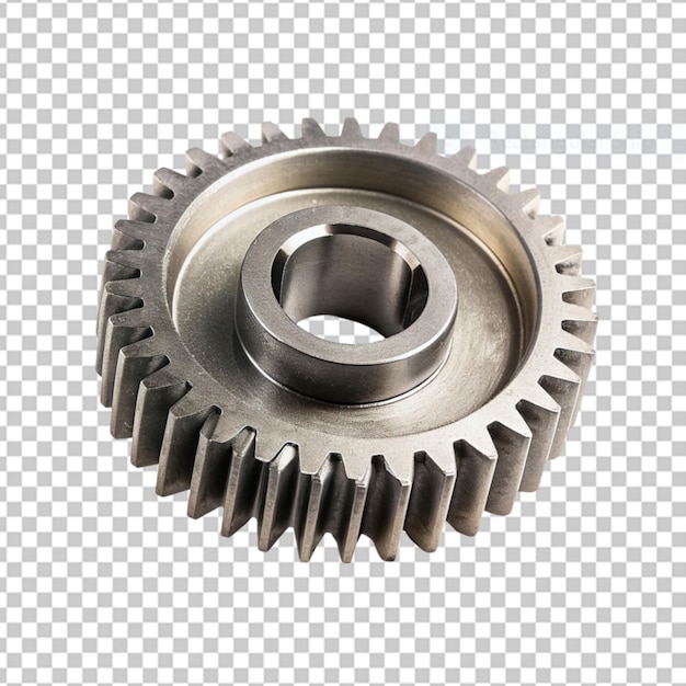 Gear wheel on transparent background