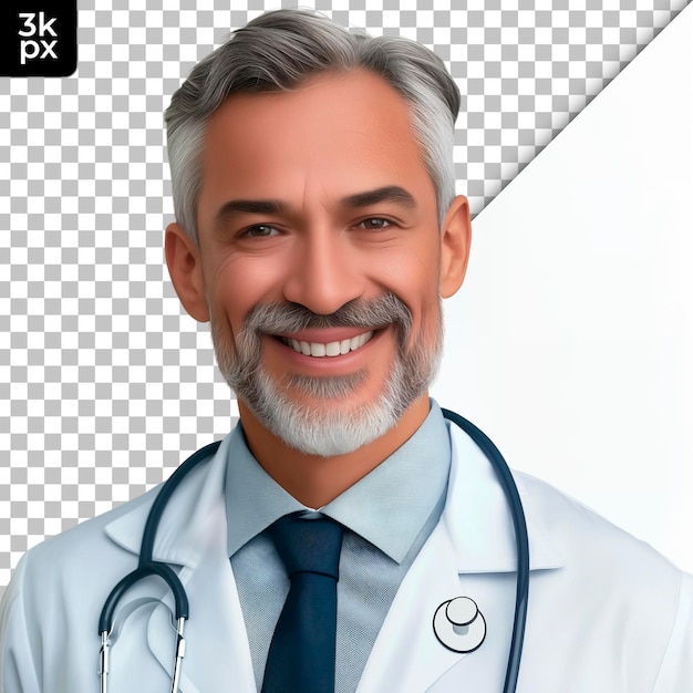 General Practitioner Isolated on Transparent Background