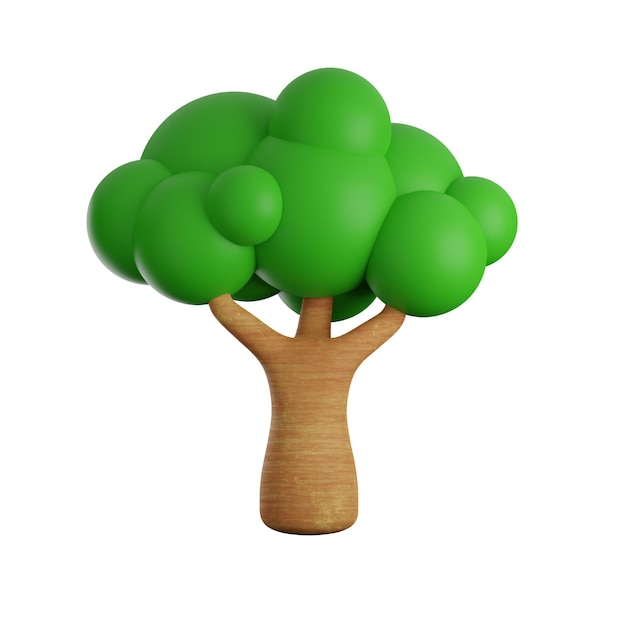 General tree 3d icon