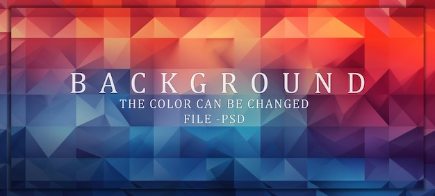 PSD geometric abstract gradient background