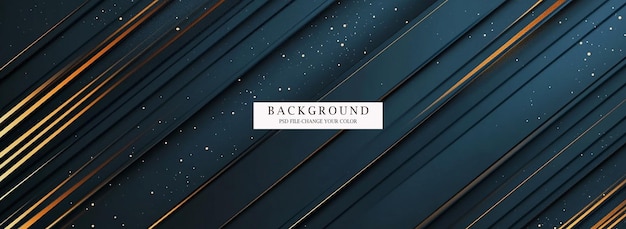 Geometric black background abstract psd