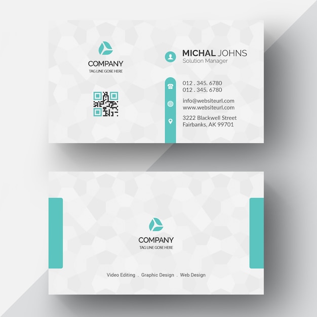 Geometric business card