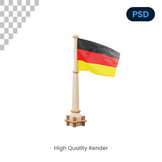 Germany Flag 3D Icon