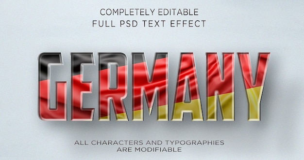 GERMANY TEXT EFFECT