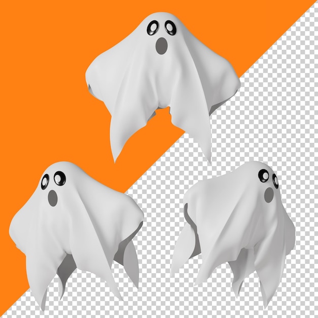 Ghost isolated 3d render