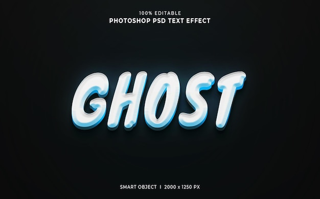 Ghost text style effect