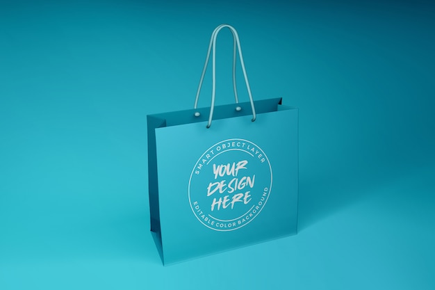 Gift bag mockup