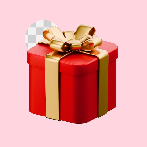 Gift Box 3D Illustration