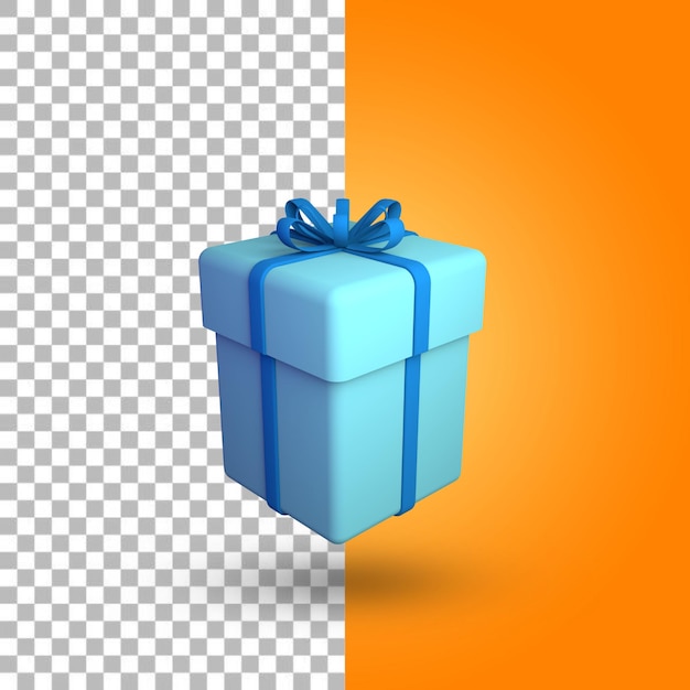 Gift box Ilustration 3D Rendering