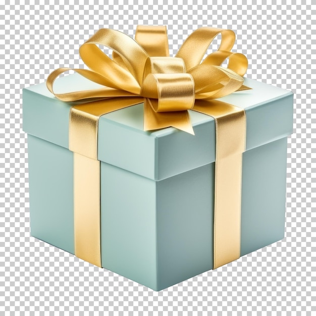 Gift Box Isolated on Transparent Background