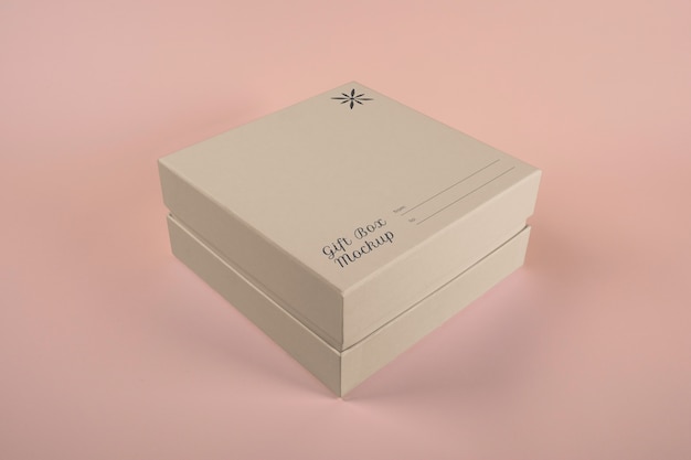 Gift box mockup deesign