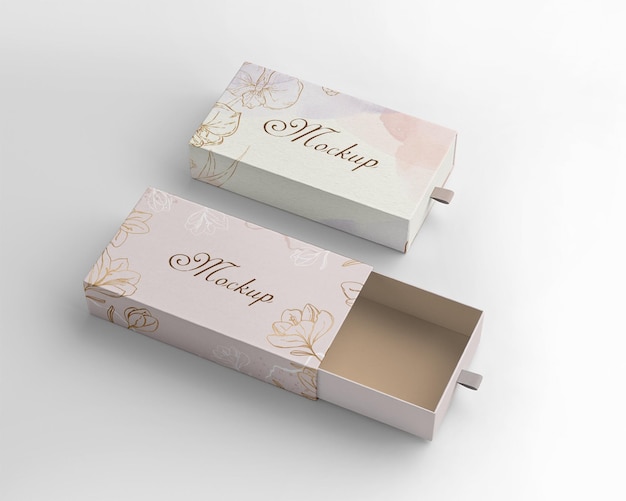 Gift box mockup