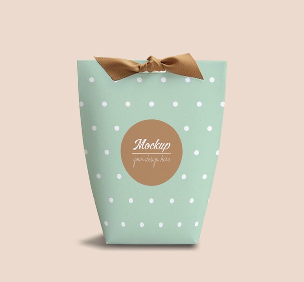 Gift box mockup