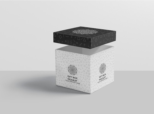 Gift Box Mockup