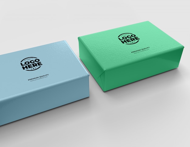 Gift Boxes Mockup