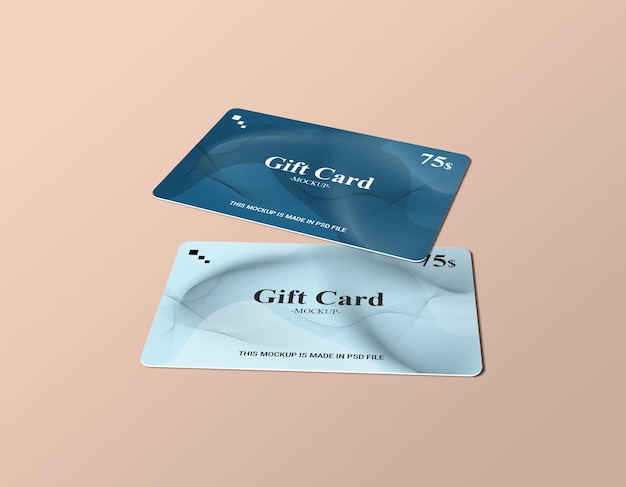 Gift Card, Smart card, Discount card, Offer card Mockups Template