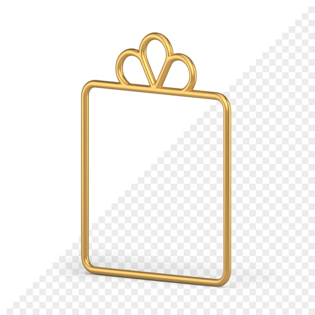 Gift Shape Frame 3D Icon