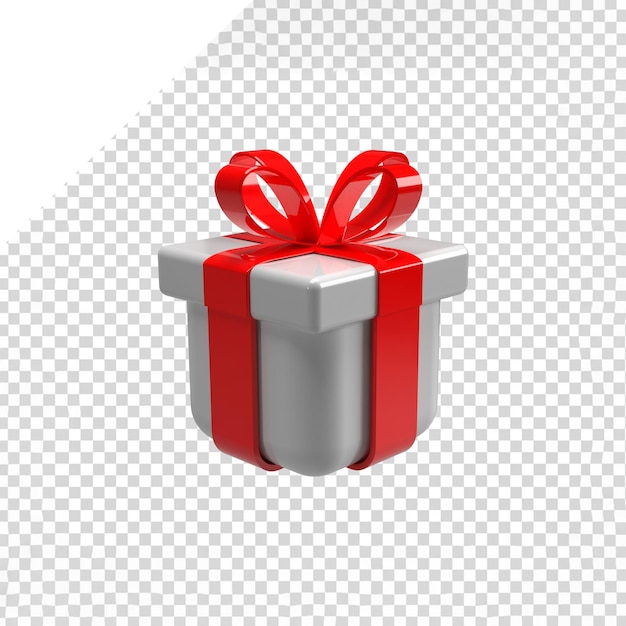 Gifts 3d Red PSD