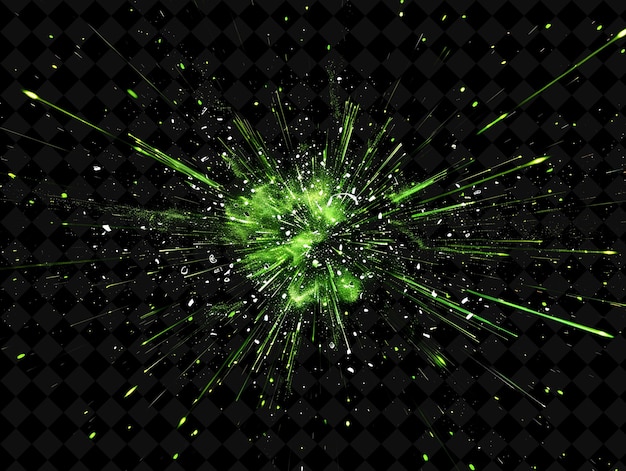 PSD gigantic burst with cybernetic enhancements digital code and png neon effect on dark background