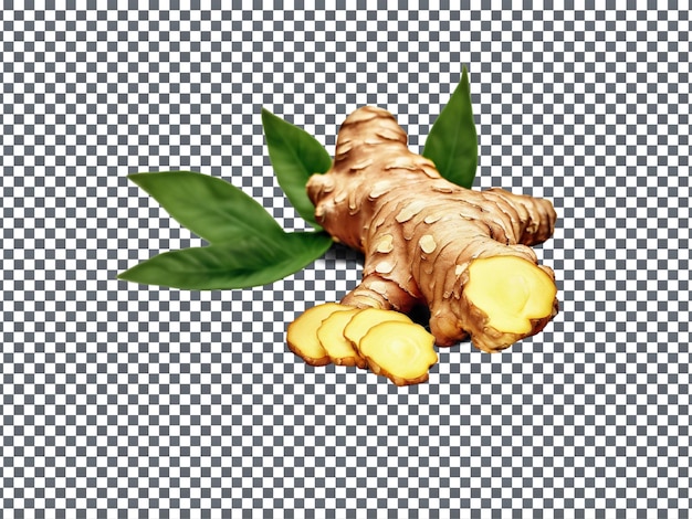 PSD ginger isolated on transparent background