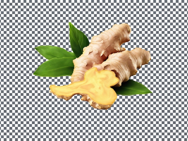 PSD ginger isolated on transparent background