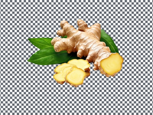 PSD ginger isolated on transparent background