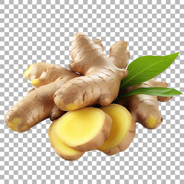 Ginger on transparent background