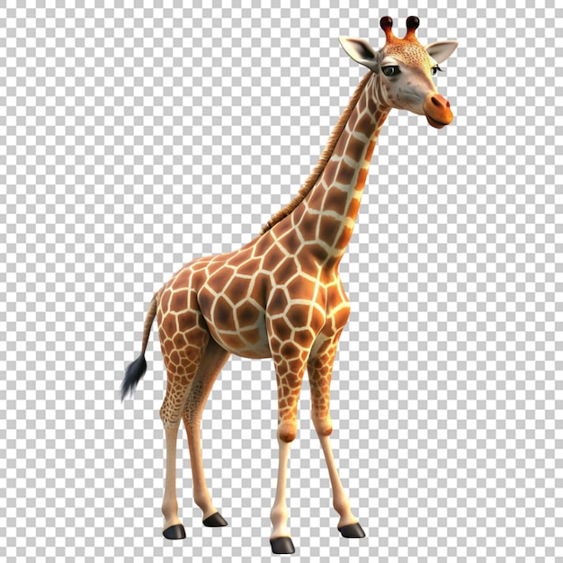 giraffe isolated