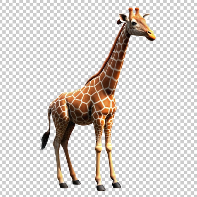 giraffe isolated