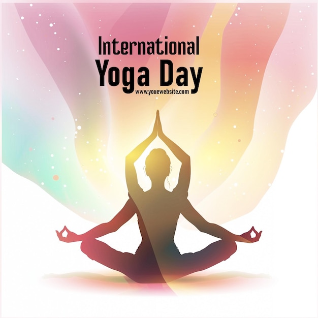 girl doing yoga international yoga day yoga day banner yoga day background