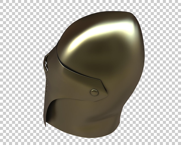 PSD gladiator helmet isolated on background 3d rendering illustration