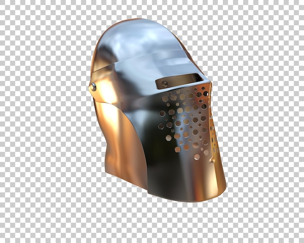 Gladiator helmet isolated on background 3d rendering illustration